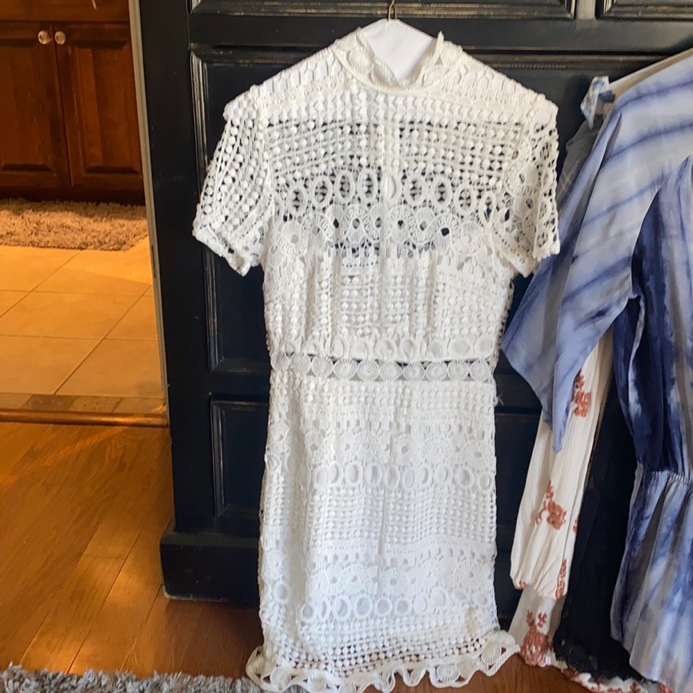 White dress. Size small